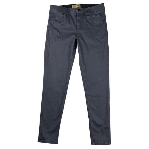 Democracy Twill Slate Gray Tummy Slimming Ankle Jeans Size 10 - Picture 2 of 13